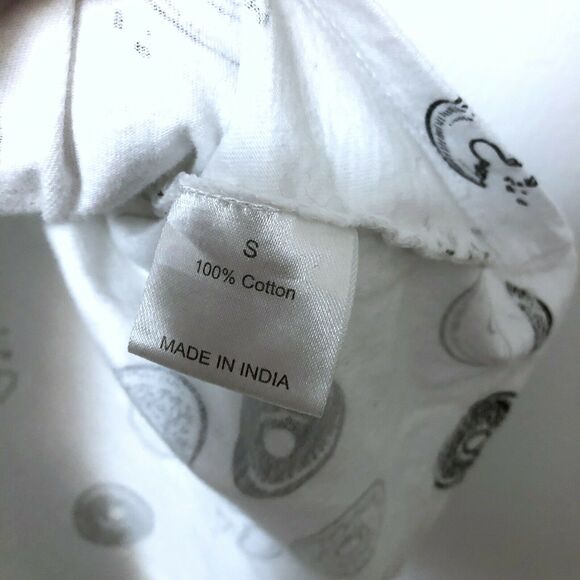 Love Peace & Lazy Days Donut Cropped T-Shirt - Picture 4 of 4